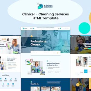 CLEANIXER – CLEANING SERVICES HTML5 TEMPLATE LATEST VERSION