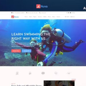 NUVA – DIVING & SWIMMING SCHOOL ANGULAR 14 TEMPLATE LATEST VERSION